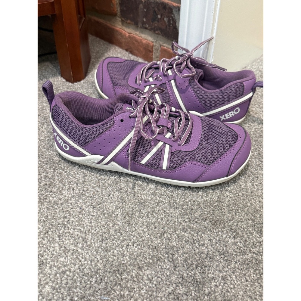 Xero Shoes Prio Womens 7 Purple Barefoot Running Fitness Sneakers